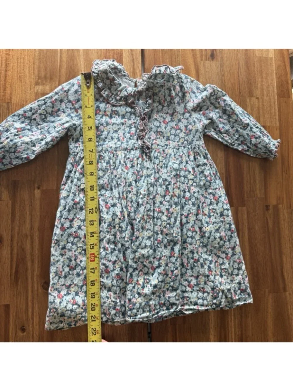 Baybala Blue Floral Girl Dress Size 5 Cottagecore Peasant Occasion Preppy Party‎